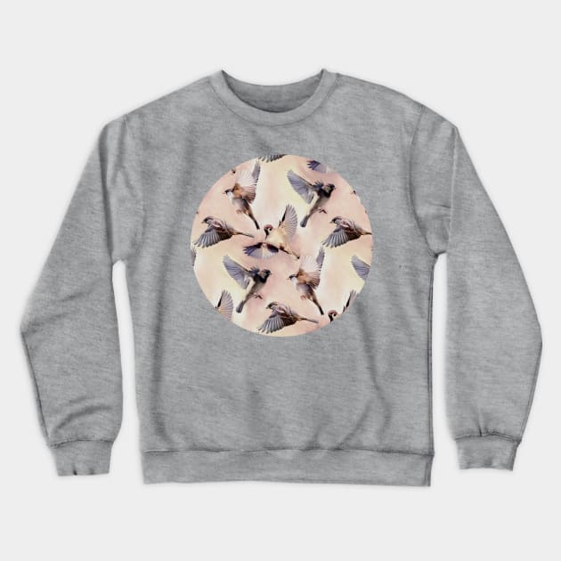 Sparrow Flight Crewneck Sweatshirt by micklyn